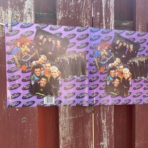 Purple NSYNC Textbook Cover 1999